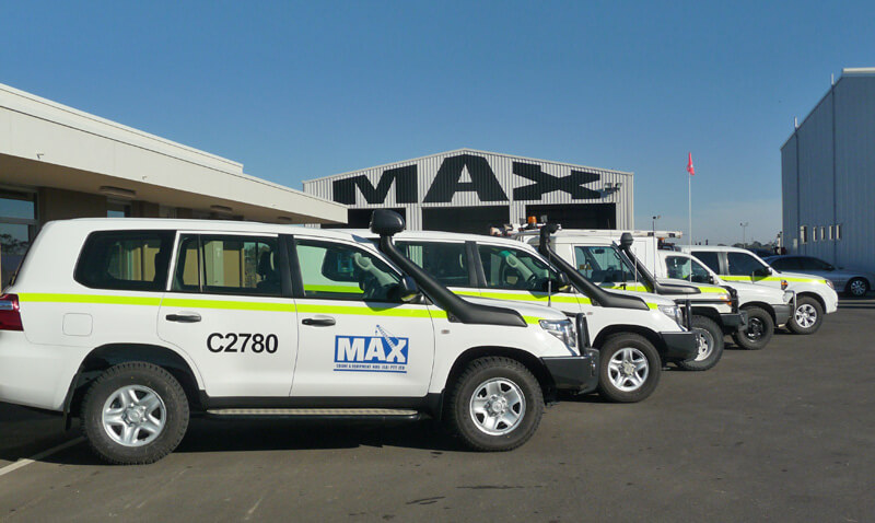 Light Vehicle Fleet - MAX Cranes
