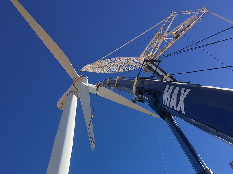 North Brown Hill Wind Farm - MAX Cranes