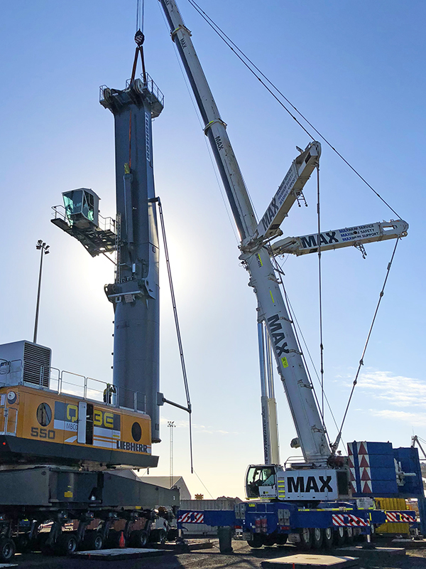 Mobile Harbour Crane Assembly Whyalla