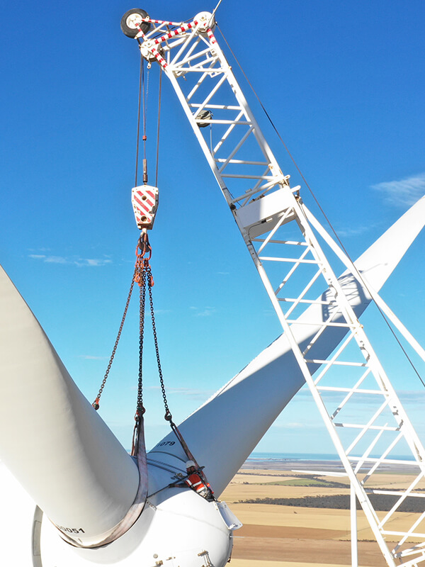 Wind Turbine Rotor Replacement